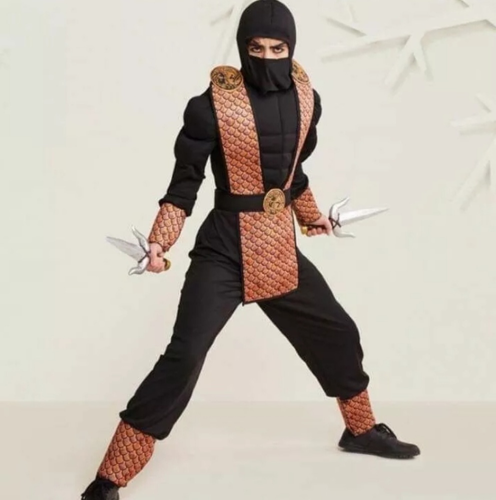 Fearless Force Ninja Costume sz 4 - 7 Halloween Costume